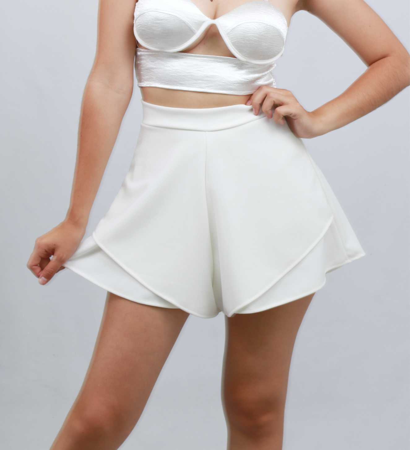 Shorts WOMEN DOBLE VUELOS SHORT FALDA JAQUARD