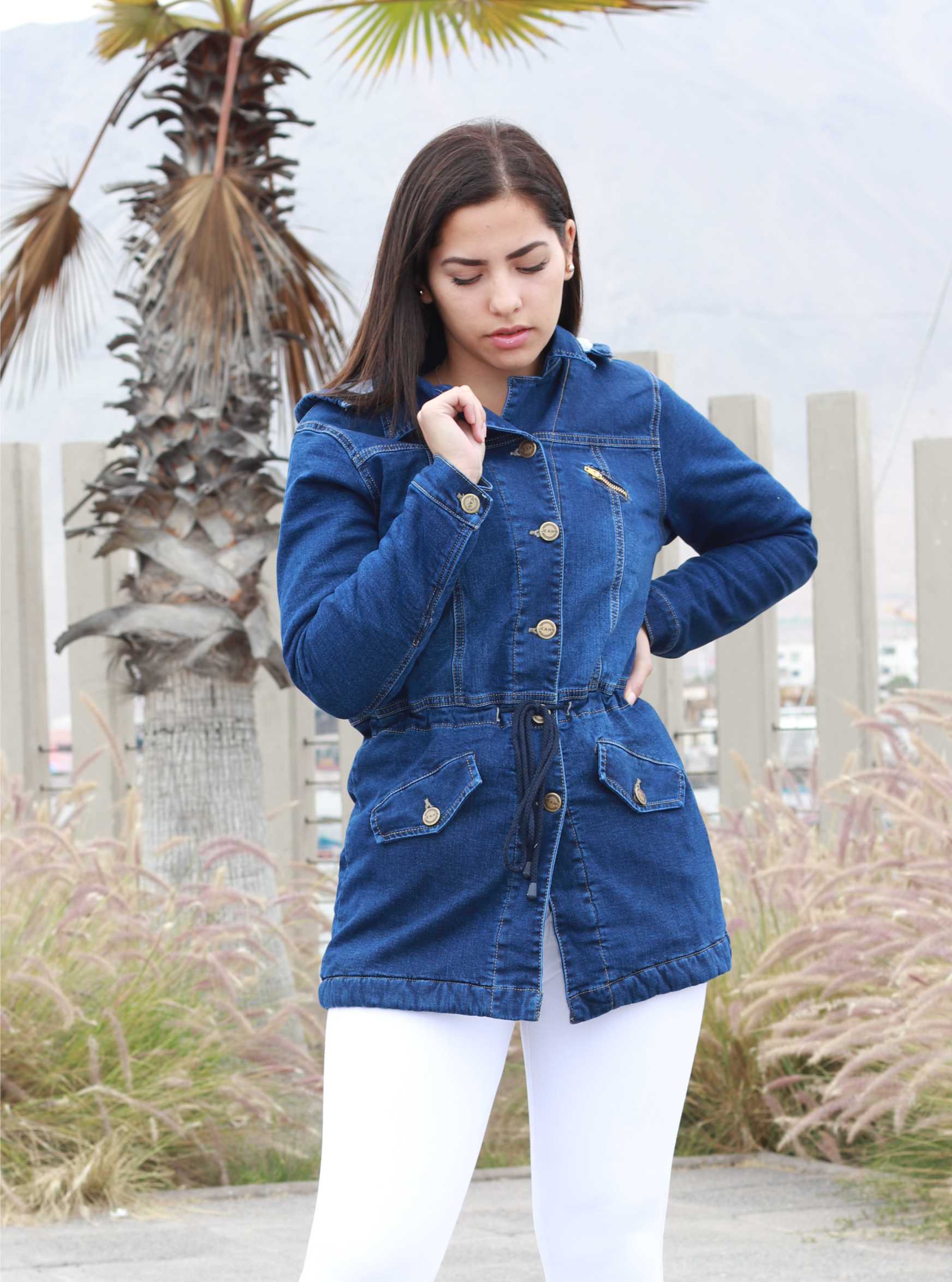 Chaqueta Chiporro Chaquetas De Mezclilla Mujer Falabella Chaqueta